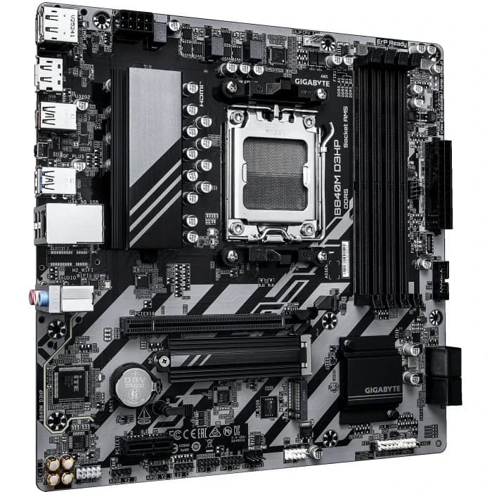 MB AM5 GIGABYTE B840M D3HP,4xDDR5,10xUSB,mATX,M.2,4xSATA,PCIe16x, PCIe1x 2xDP HDMI Type-C