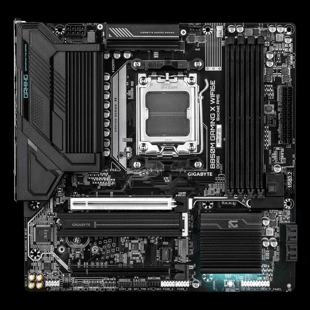 MB AM5 GIGABYTE B850M GAMING X WF6E,4xDDR5,14xUSB,mATX,M.2,2PCIe16x,2xDP HDMI WiFi