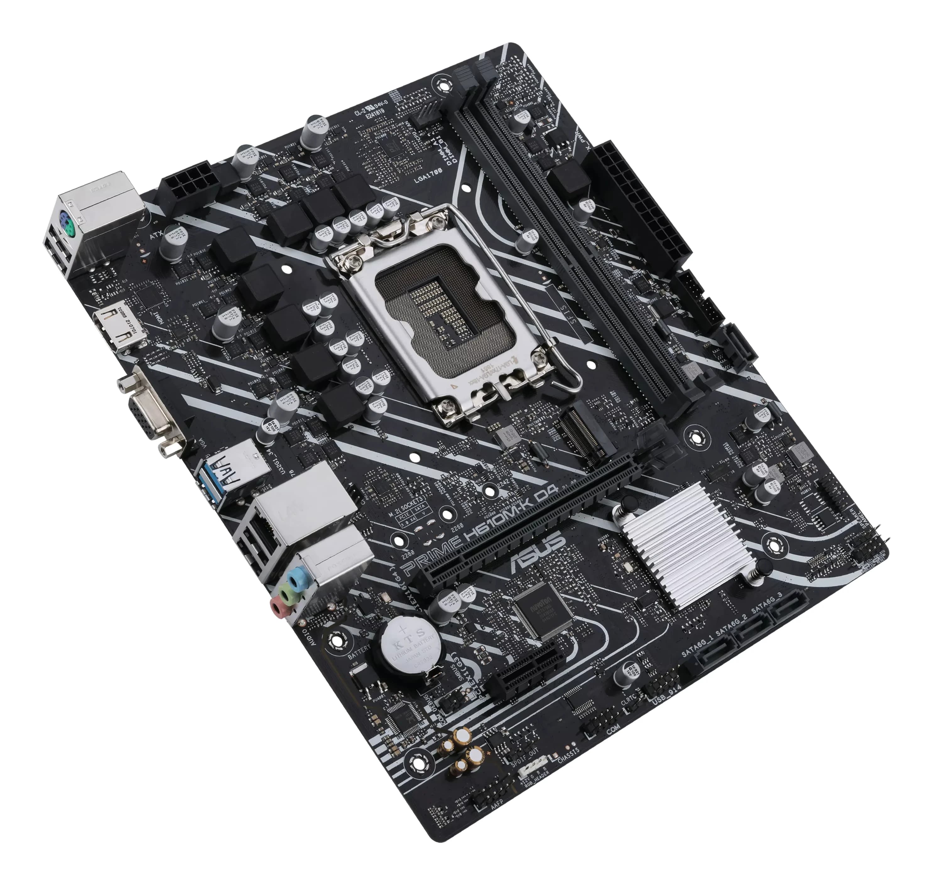 MB LGA1700 ASUS H610M-K D4,2xDDR4,12xUSB,M.2,4xSATAIII,mATX,PCIe16x, PCIe1x, HDMI,VGA
