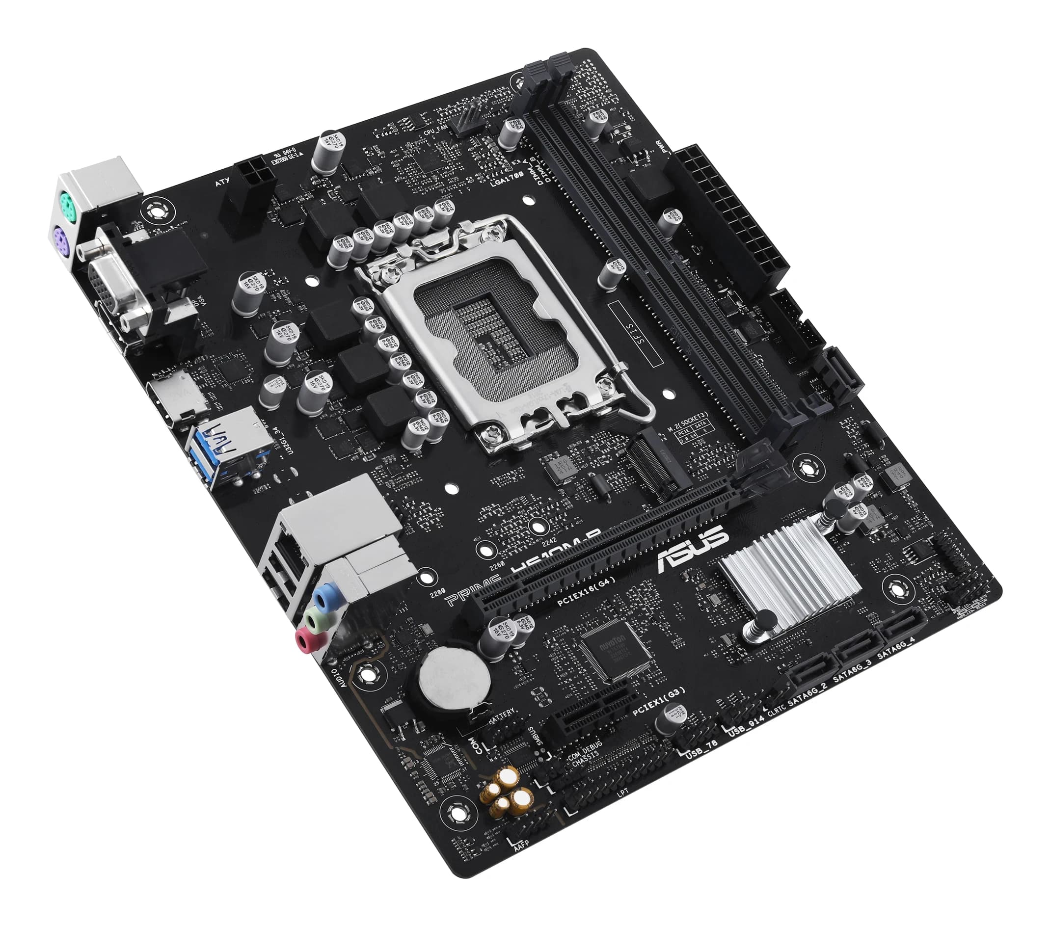 MB LGA1700 ASUS H610M-R-SI,2xDDR5,12xUSB,4xSATAIII,mATX,M.2,PCIe16x, PCIe1x, HDMI,VGA, DP