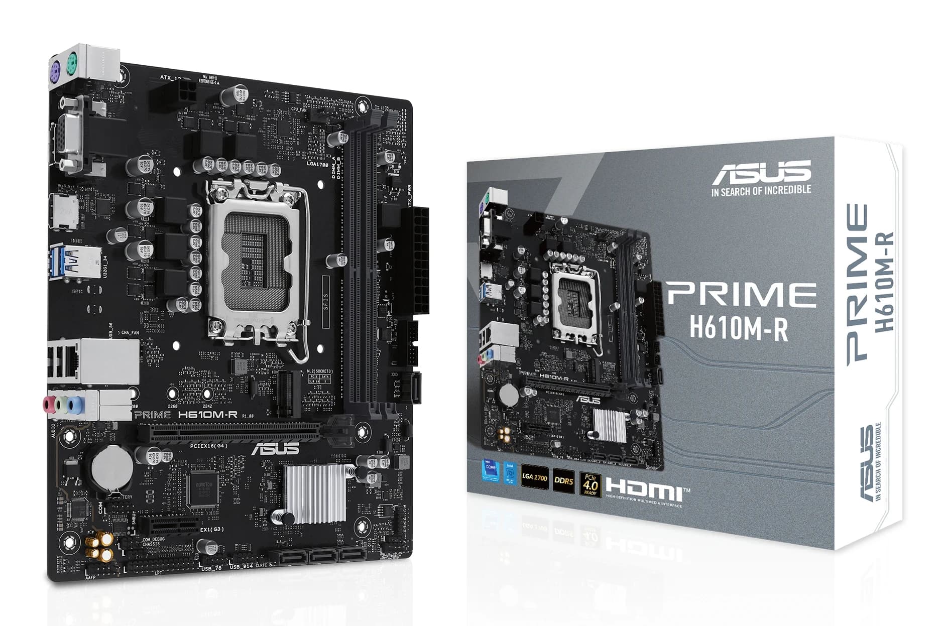 MB LGA1700 ASUS H610M-R-SI