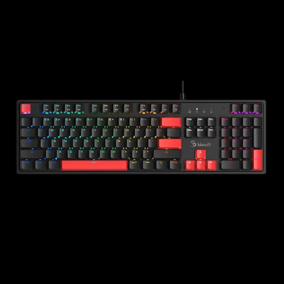 Клавиатура A4Tech Bloody S520N Fire Black, EN/RU