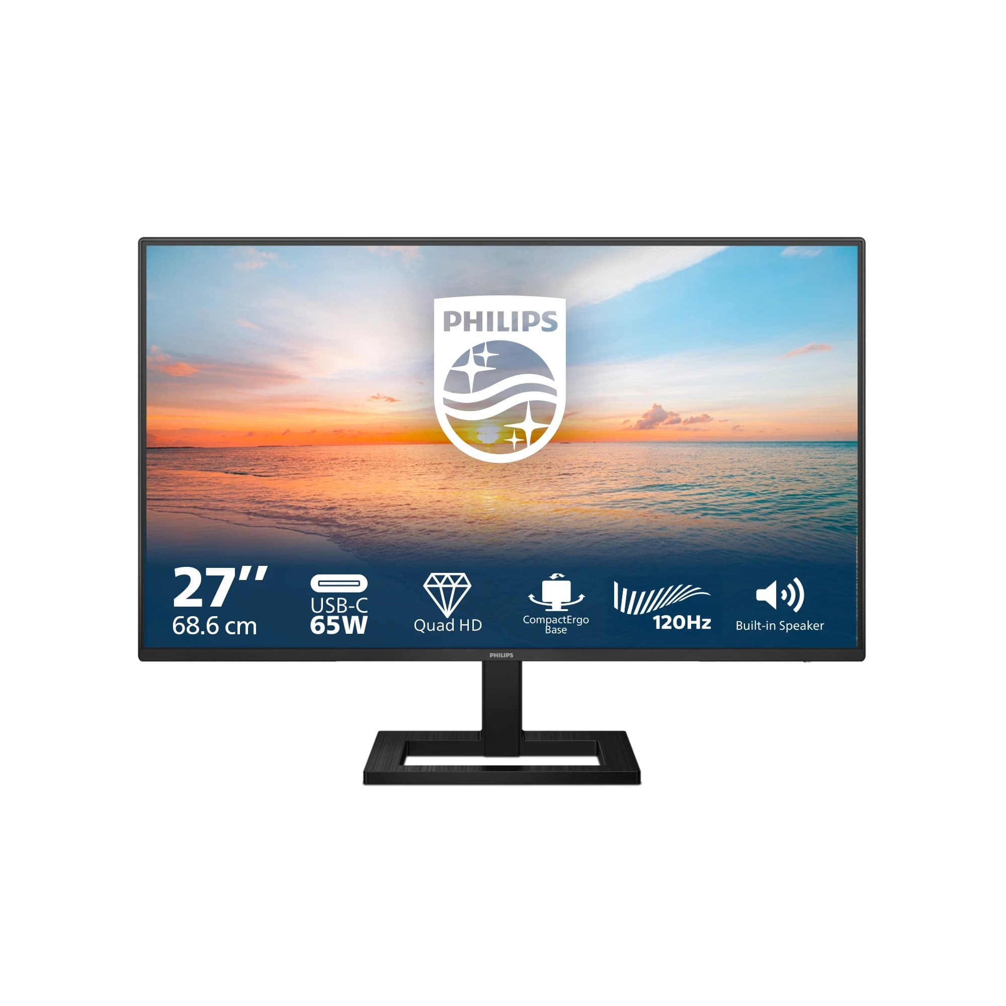 PHILIPS 27" 27E1N1600AE IPS LED WIDE 2560x1440 120HZ 1500:1 350cd/m2 4ms Speaker 2x2W HDMI USB-C