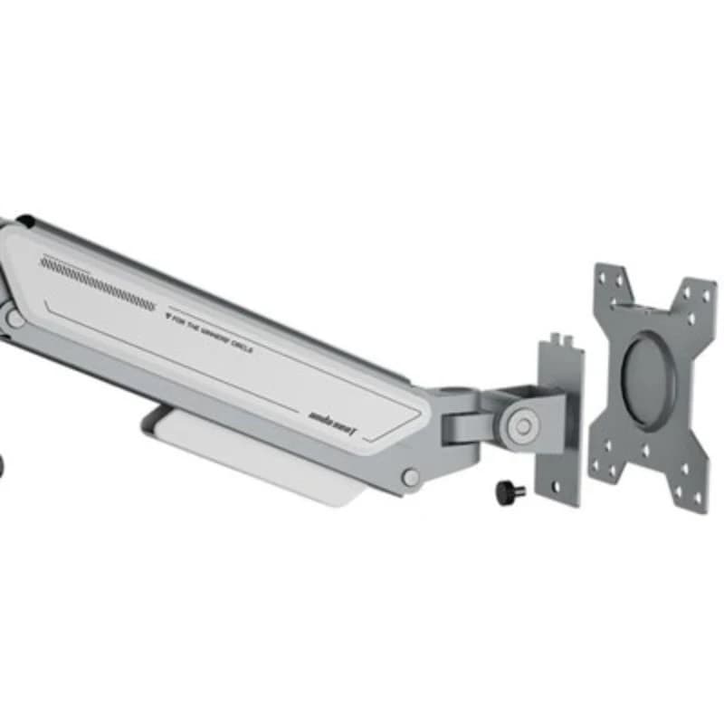 Monitor Arm AD-W-A6D-1S-FW AndaSeat 17''-32',max 9Kg, rotation 360°, Tilt Range -75° to 75° SILVER