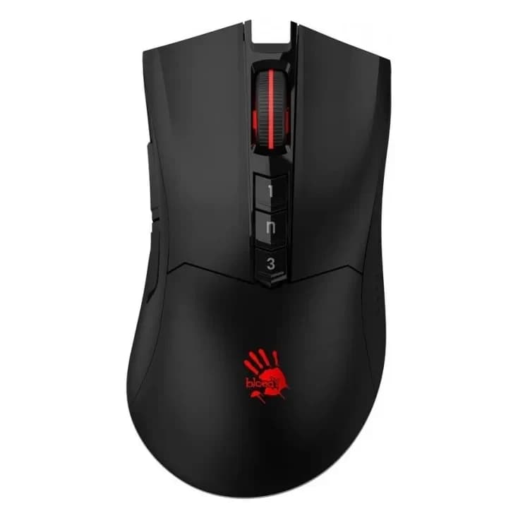 Мышь A4Tech Bloody R90 Plus, чёрная, Радиоканал (USB-приёмник)