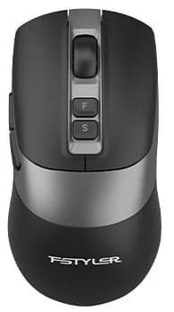 Мышь A4Tech Fstyler FB50C, чёрная, Bluetooth / радиоканал