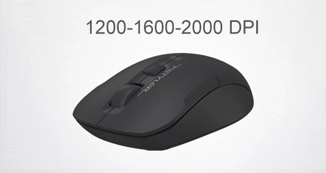 Мышь A4Tech Fstyler FG16, чёрная, Беспроводное