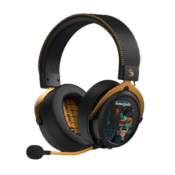 Наушники с микрофоном A4Tech BLOODY SAVAGE IMPACT M595 RENEGADE MIDNIGHT USB BLACK