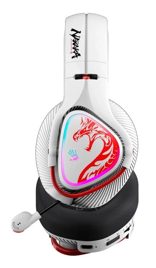 Гарнитура A4Tech BLOODY MR720 RGB WIRELESS 2.4G+BT V5.3 GAMING 7.1 NARAKA