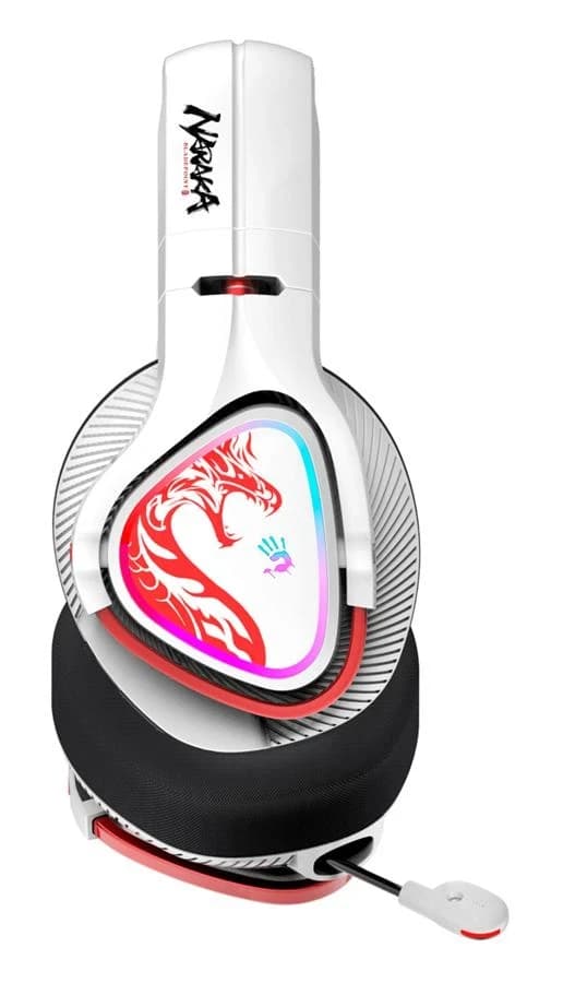 Гарнитура A4Tech BLOODY MR720 RGB WIRELESS 2.4G+BT V5.3 GAMING 7.1 NARAKA