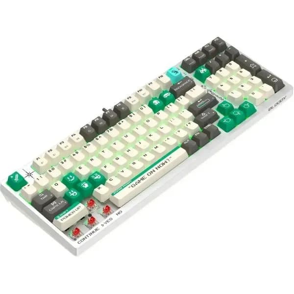 Клавиатура A4Tech Bloody S98 Bloody Pixels Green, EN/RU