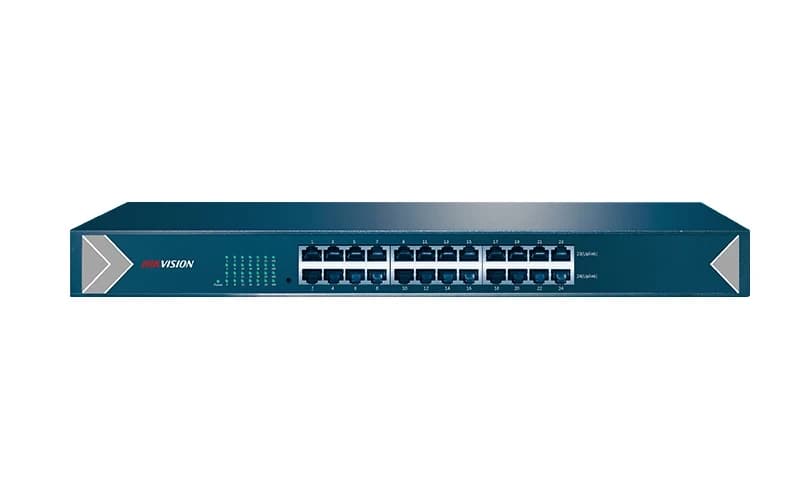 Коммутатор Hikvision DS-3E0524-E (24 порта, 10/100/1000 Мбит/с, 48 Гбит/с)