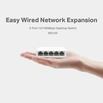 HUB Switch Mercusys(TP-Link) MS105 5-port 10/100M Switch