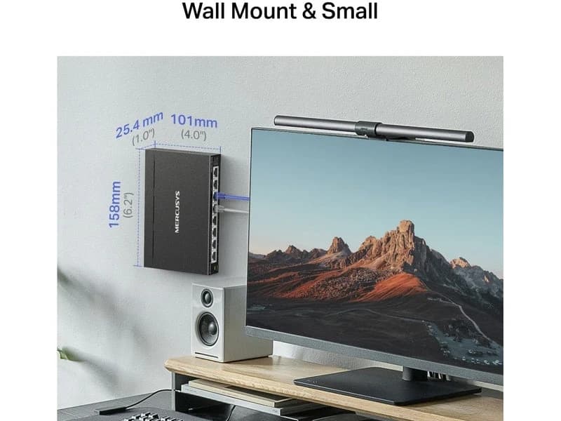 HUB Switch Mercusys(TP-Link)MS108GS-M2 8-port 2.5G Multi-Gigabit