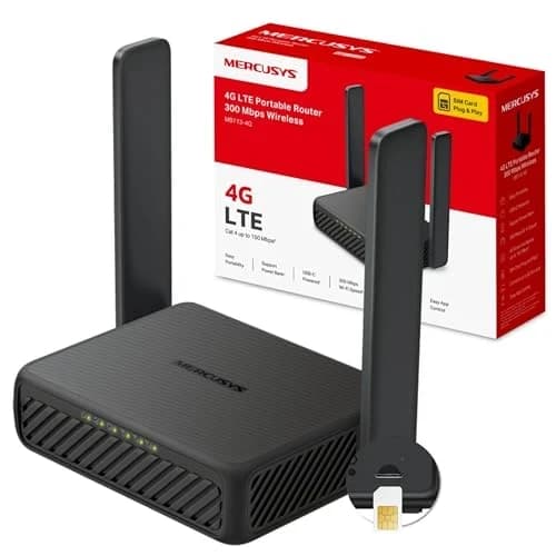 Mercusys(TP-Link) MB113-4G 4G Wireless SIM Router 300Mbs LAN WAN Type-C charging