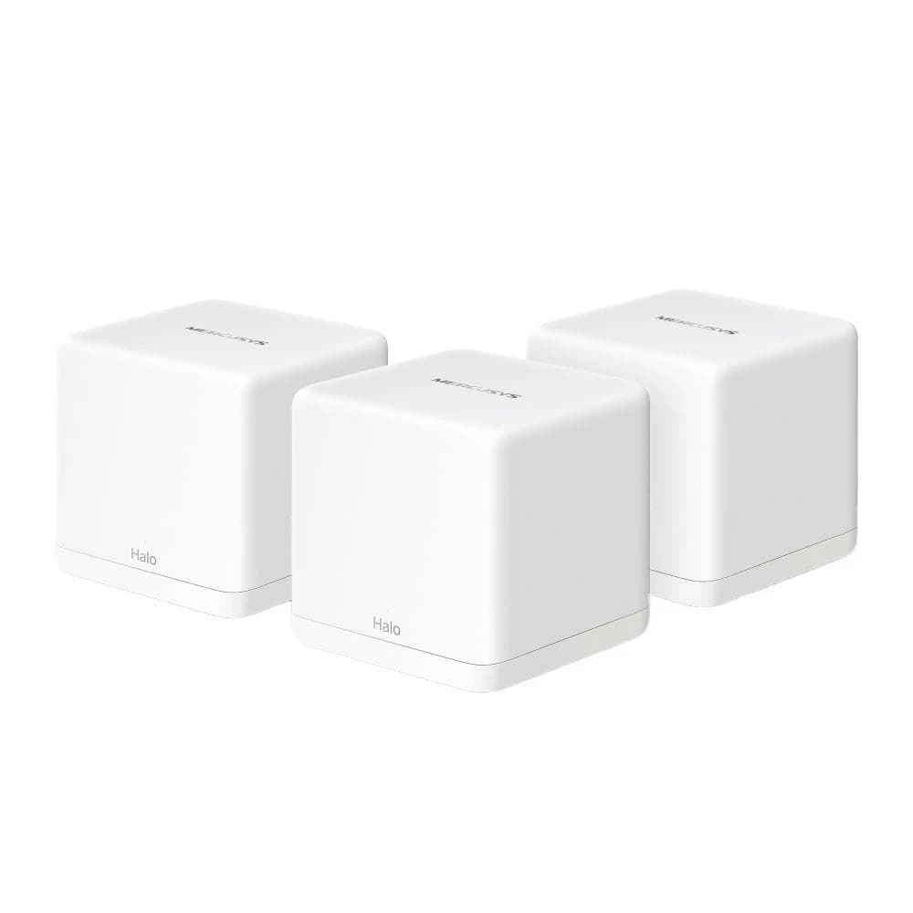 Wireless Mesh Wi-Fi System Mercusys(TP-Link)Halo H60X(3-pack) AX1500 300Mbps+1201Mbps 550м2 WiFi 6