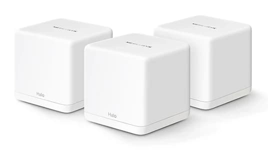 Wireless Mesh Wi-Fi System Mercusys(TP-Link)Halo H60X(3-pack) AX1500 300Mbps+1201Mbps 550м2 WiFi 6