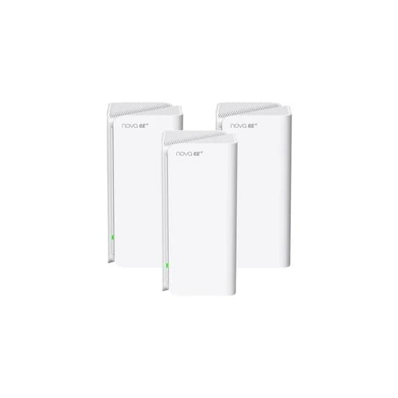 Wireless Mesh Wi-Fi System Tenda MX21 Pro(3-pack) AXE5700 4804Mbps 5&6GHz,861Mbps 2.4GHz 700м2