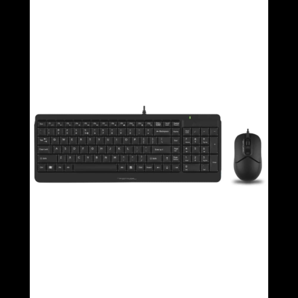 Комплект клавиатура и мышь A4Tech Fstyler F1512 (USB) чёрный