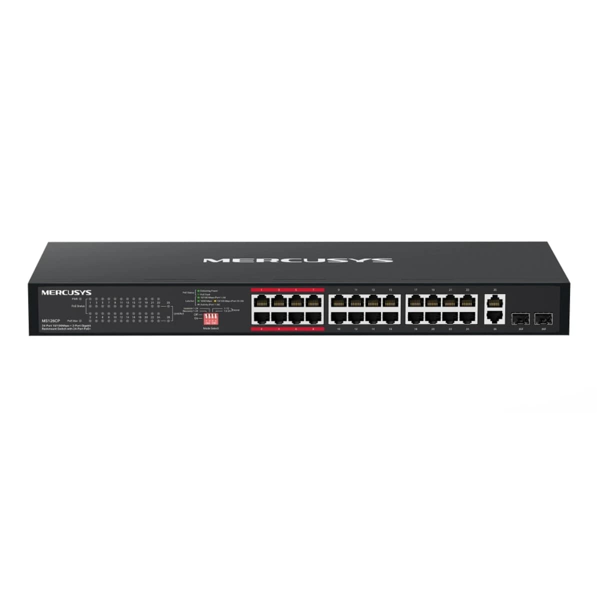 Коммутатор TP-Link MS126CP (PoE+, 295 Вт)