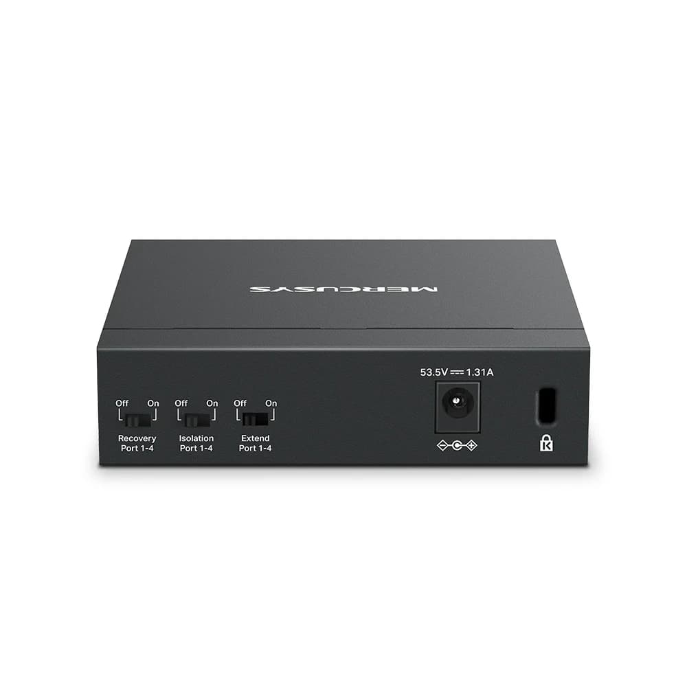 HUB Switch Mercusys(TP-Link)MS105GP 5-port Gigabit with 4-Port 65W PoE+