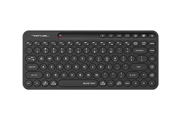 Клавиатура A4Tech Fstyler FBK36C AS, чёрная, Bluetooth / 2,4 ГГц, EN/RU