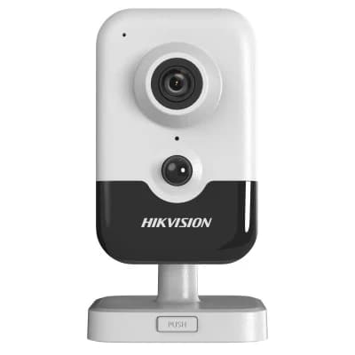 IP camera HIKVISION DS-2CD2443G0E-I(2.8mm)(C) кубическая 4MP,IR 10M,PoE,microSD,MIC/SP,PIR