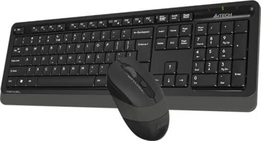 A4TECH FSTYLER FG1010 (FG10+FGK10) MULTIMEDIA SLEEK COMFORT KEYBOARD + MOUSE COMBO SET WIRELESS BLA