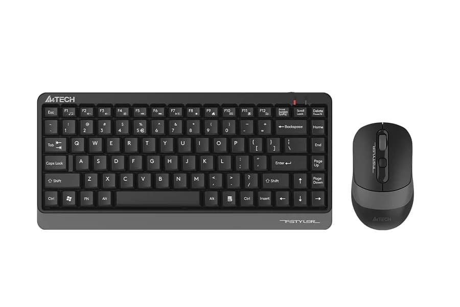 A4TECH FSTYLER FG1110 (FG10+FGK11) MULTIMEDIA SLEEK COMFORT KEYBOARD+MOUSE COMBO SET WIRELESS BLACK