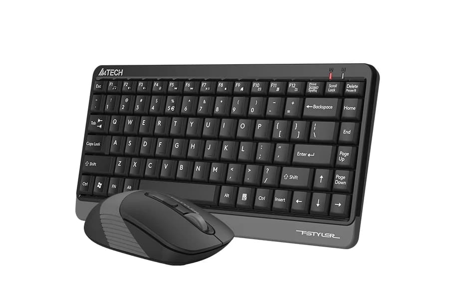 A4TECH FSTYLER FG1110 (FG10+FGK11) MULTIMEDIA SLEEK COMFORT KEYBOARD+MOUSE COMBO SET WIRELESS BLACK