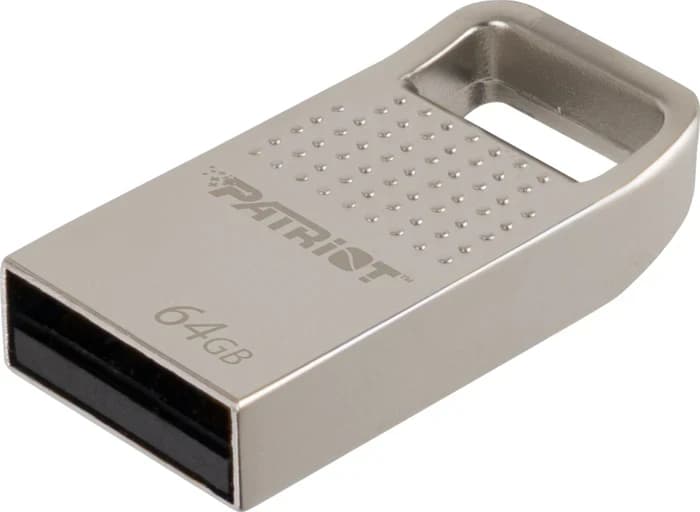 USB-флешка Patriot TAB200 (64 ГБ, USB 2.0) серебристый