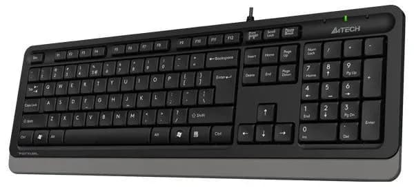 Клавиатура A4Tech Fstyler FK10, чёрная, EN/RU