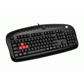 Клавиатура A4Tech KB-28G, чёрная, EN/RU