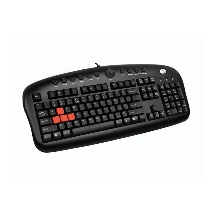 Клавиатура A4Tech KB-28G, чёрная, EN/RU
