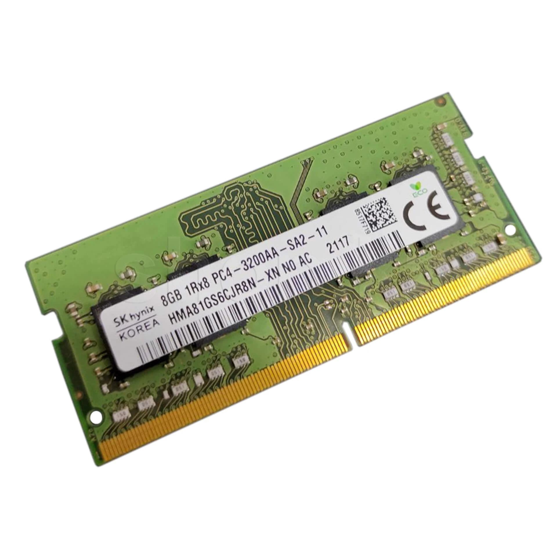 Оперативная память для ноутбука DDR4 SODIMM 8GB SK Hynix 3200Mhz (PC4-25600) pulled