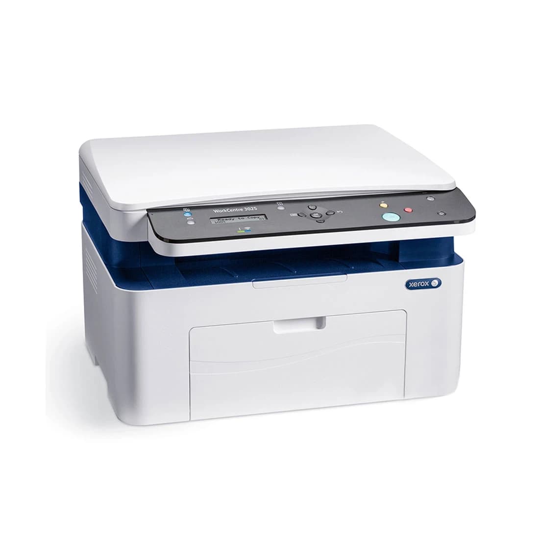 МФУ Xerox WorkCentre 3025BI, A4, Лазерное, 20 стр/мин, P/C/S, Нагрузка (max) 15K в месяц, Platen cover, 150+1 стр. - емкость лотков подачи, 600MHz, 128MB, GDI, USB 2.0, Wi-Fi