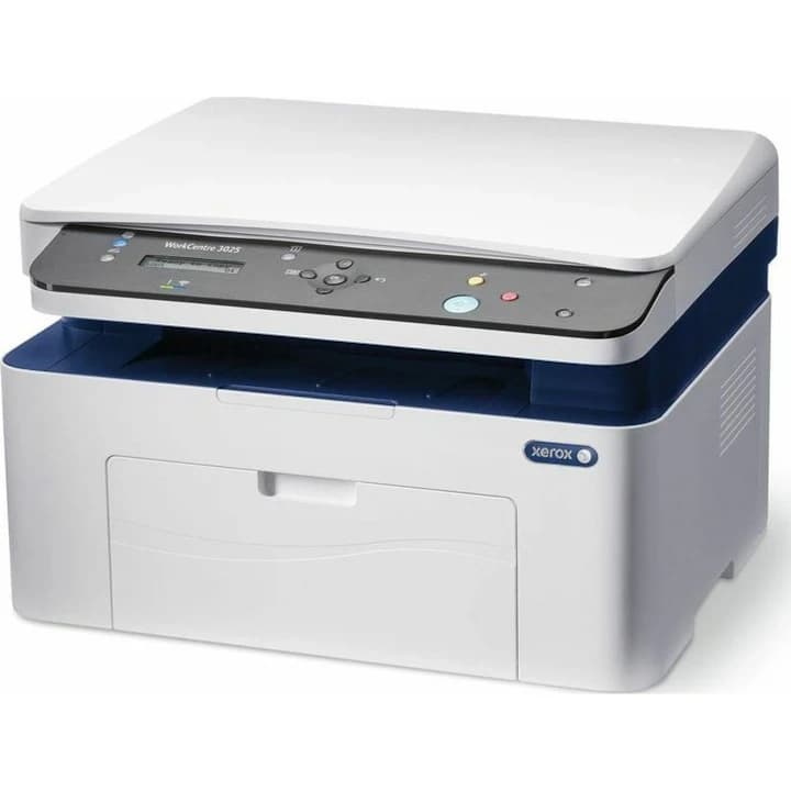 МФУ Xerox WorkCentre 3025BI, A4, Лазерное, 20 стр/мин, P/C/S, Нагрузка (max) 15K в месяц, Platen cover, 150+1 стр. - емкость лотков подачи, 600MHz, 128MB, GDI, USB 2.0, Wi-Fi