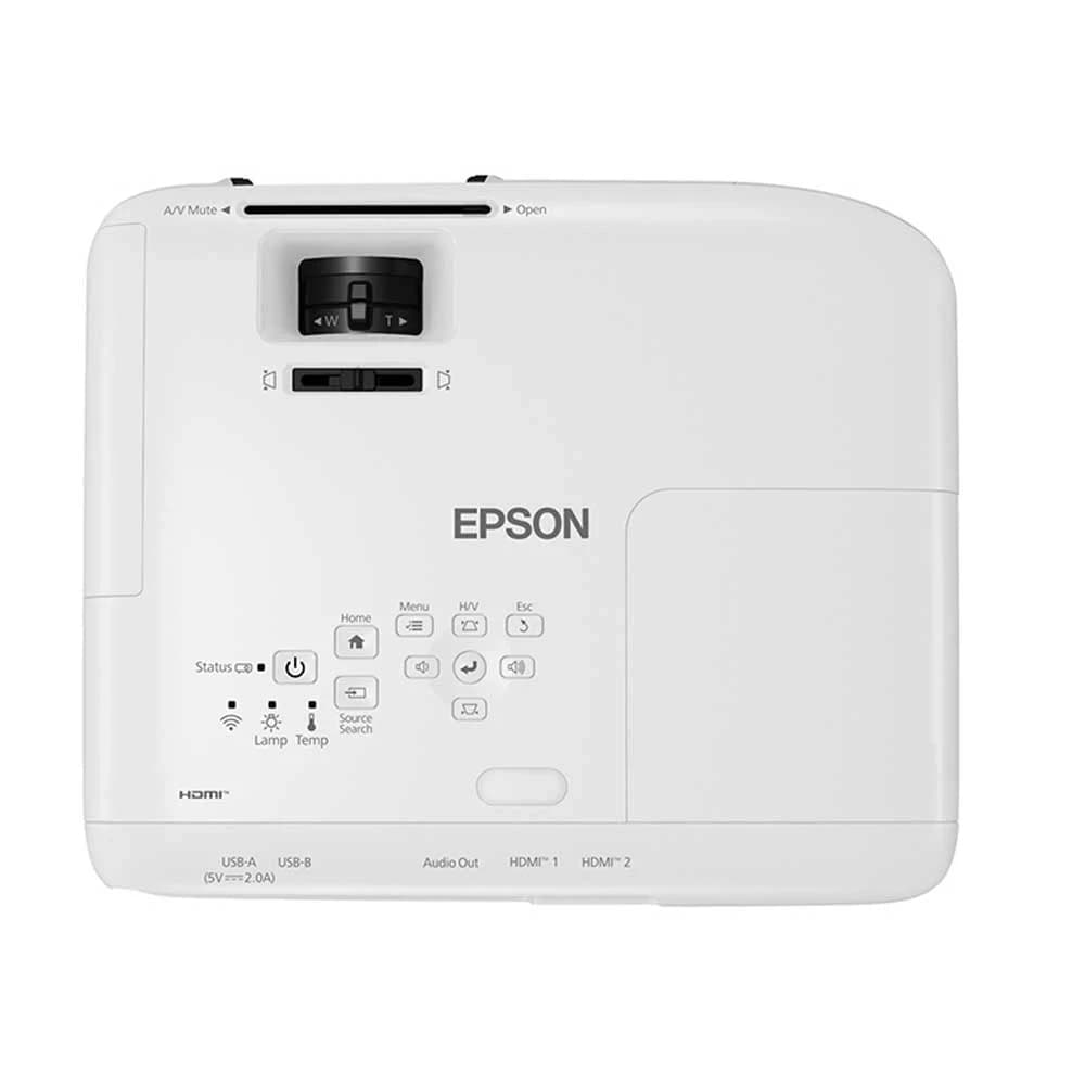 Проектор Epson EH-TW850 3LCD, FullHD 1920×1080, 3400 ANSI lm, 16000:1, 2xHDMI, 2xUSB, 1 x stereo mini (audio out), speakers 2W