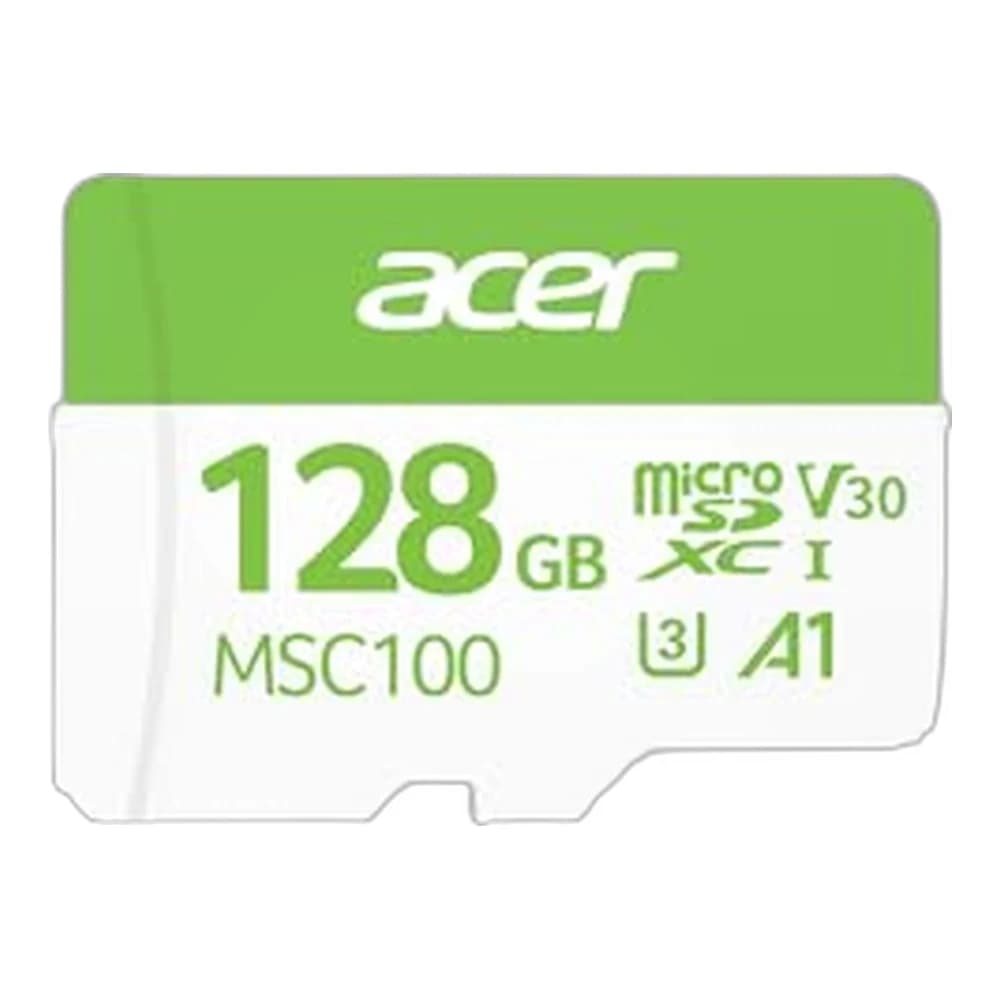 Карта памяти Secure Digital Card Acer 128GB MSC100 microSDXC UHS-I, Class 10 U3/V30 R:100MB/s [BL.9BWWA.337]