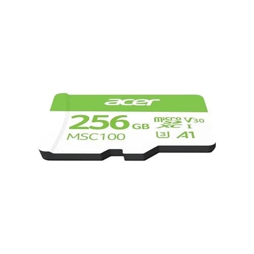 Карта памяти Secure Digital Card Acer 256GB MSC100 microSDXC UHS-I, Class 10 U3/V30 R:100MB/s [BL.9BWWA.338]