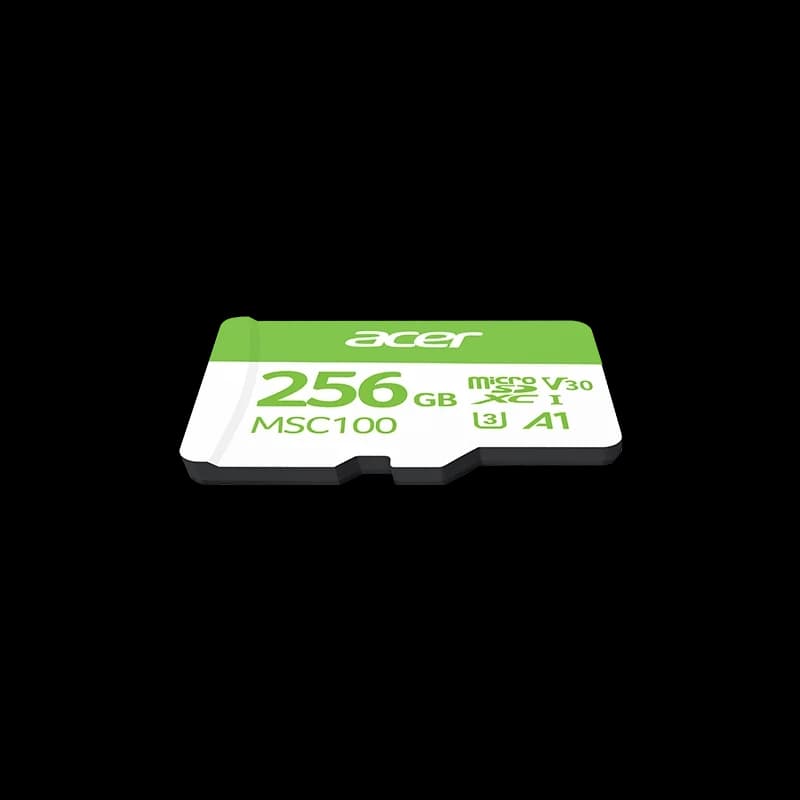 Карта памяти Secure Digital Card Acer 256GB MSC100 microSDXC UHS-I, Class 10 U3/V30 R:100MB/s [BL.9BWWA.338]