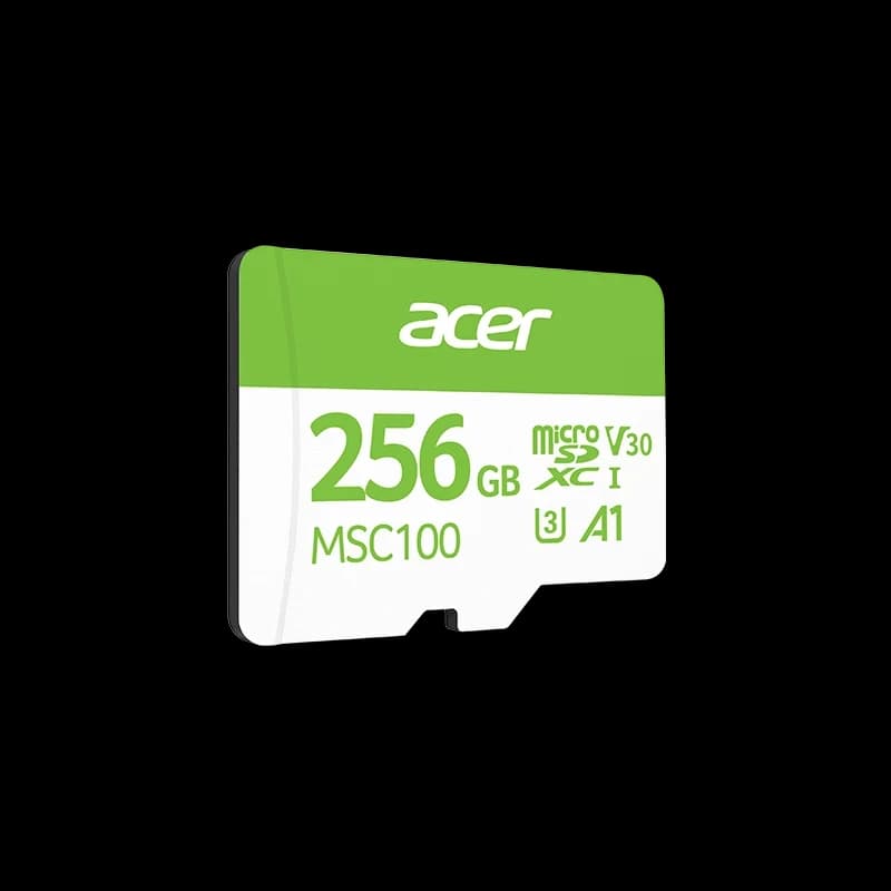 Карта памяти Secure Digital Card Acer 256GB MSC100 microSDXC UHS-I, Class 10 U3/V30 R:100MB/s [BL.9BWWA.338]