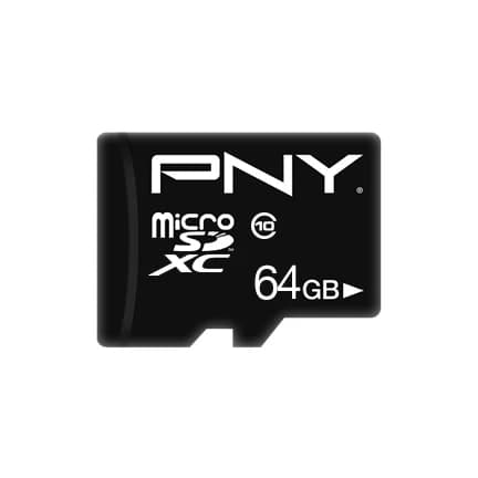 Карта памяти PNY Performance Plus (64 ГБ, microSDXC) [P-SDU64G10PPL-GE]