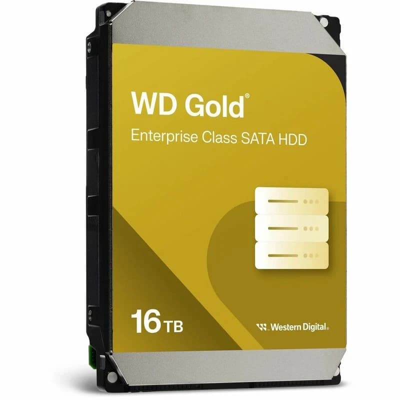Жесткий диск HDD 16TB, Western Digital Gold Enterprise Class, 7200rpm, 512MB Cache, SATAIII [WD161KRYZ]