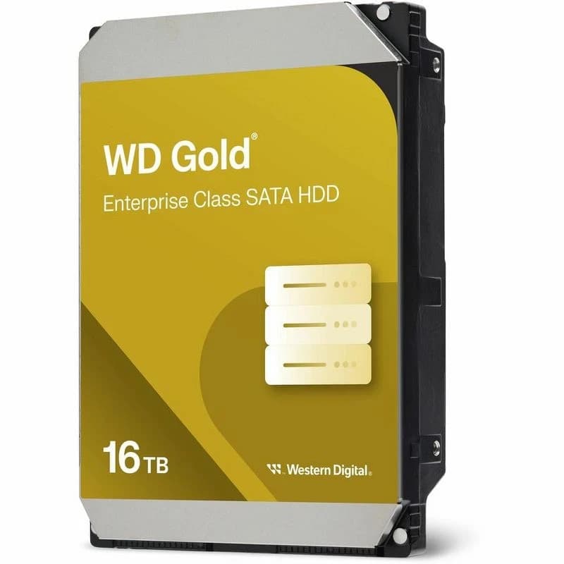 Жесткий диск HDD 16TB, Western Digital Gold Enterprise Class, 7200rpm, 512MB Cache, SATAIII [WD161KRYZ]