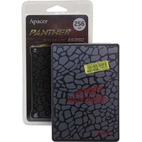SSD-накопитель Apacer AS350 Panther (256 ГБ, 2.5", SATA III) [AP256GAS350-1]