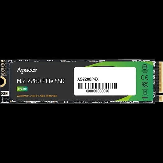 Твердотельный накопитель SSD 512GB Apacer 2280M M.2 PCI-E Gen3 x4, Read/Write up 2100/1700MB/s [AP512GAS2280P4X-1]
