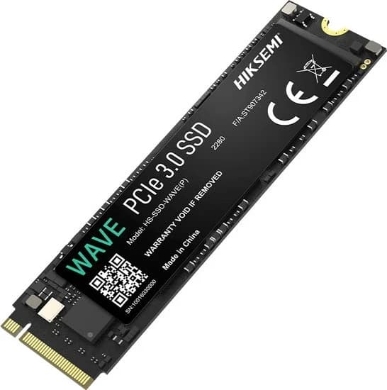 Твердотельный накопитель SSD 512GB HIKSEMI (HIKVISION) 3D NAND, Read / Write: 2230/2000MB/s, M.2 2280 PCIe NVME [HS-SSD-WAVE-P-512G]