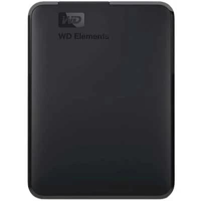 Внешний жёсткий диск Western Digital Elements Portable (5 ТБ, 5400 об/мин) чёрный [WDBU6Y0050BBK-WESN]