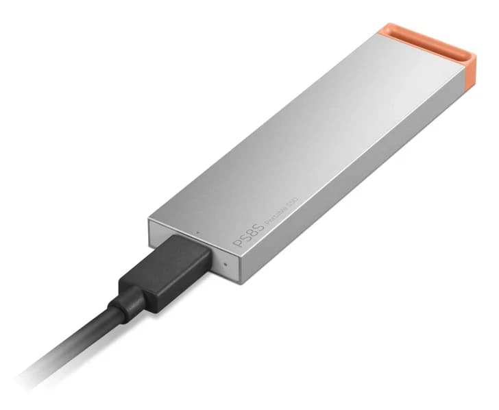 Внешний SSD Lenovo PS8S (2 ТБ, USB 3.2) серый [4XB1T88413]